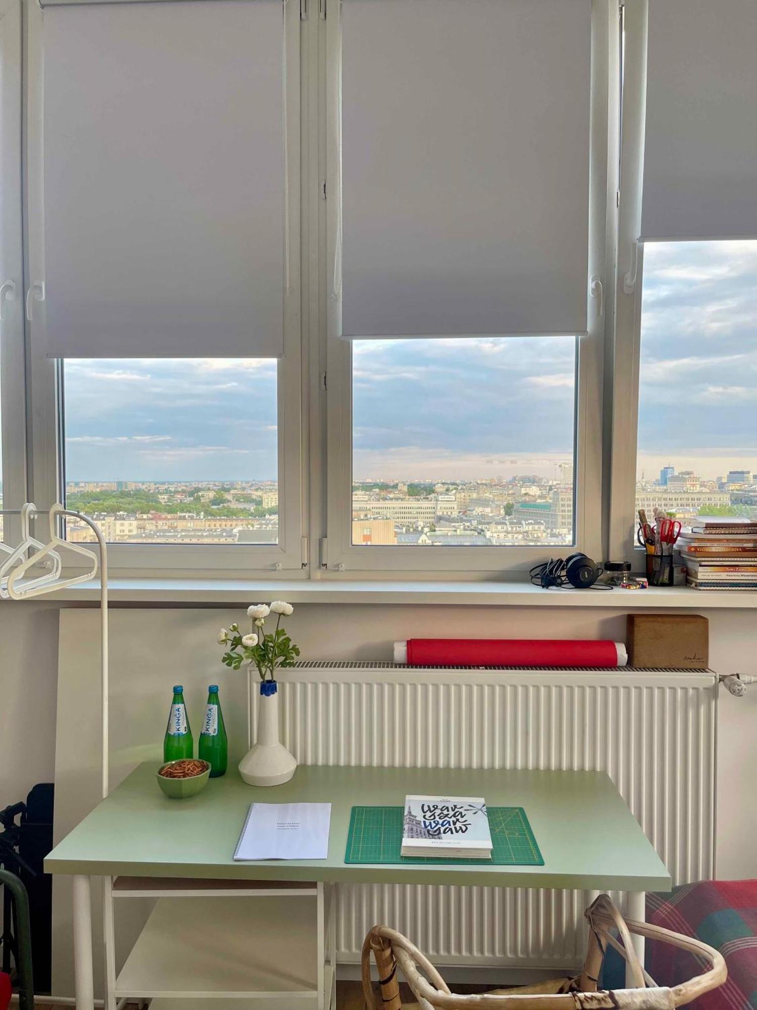 Atelier W Sercu Warszawy Z Panoramicznym Widokiem Apartment Warschau